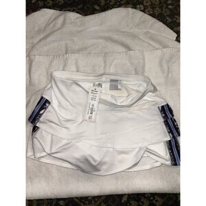 Lucky In Love 12" Standard Waist Blue Print Tennis Skirt Size Medium NWT